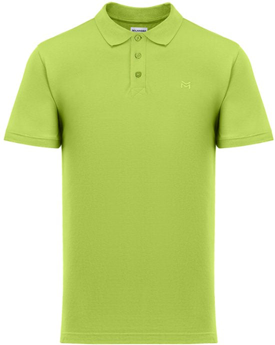Milanoro - Elegante polo voor heren - Koningsblauw - M