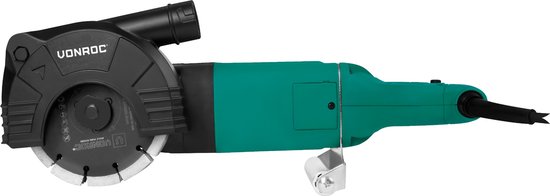 VONROC PRO Sleuvenfrees– Muurfrees - 2400W -150MM – 3-in-1 blad. - Incl. stofzuigeradapter