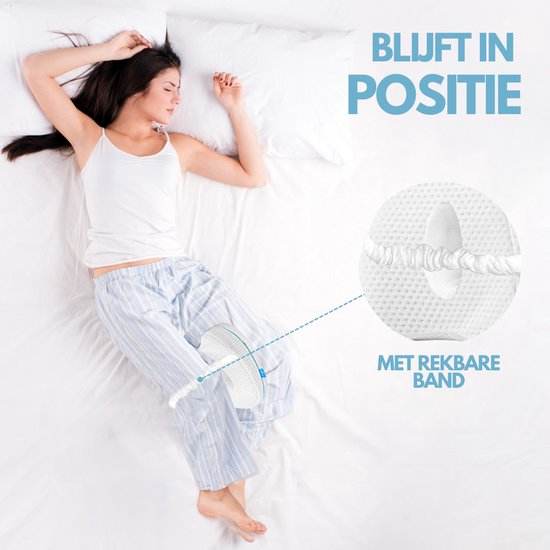 Softsie Kniekussen Voor in Bed - Beenkussen - Orthopedisch Kniekussens - Knie Kussen - Zijslaapkussen