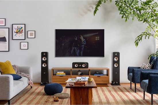 Polk Signature Elite ES55 - Vloerstaande Speaker - 2-weg - Krachtige 6,5" Bas - Zwart