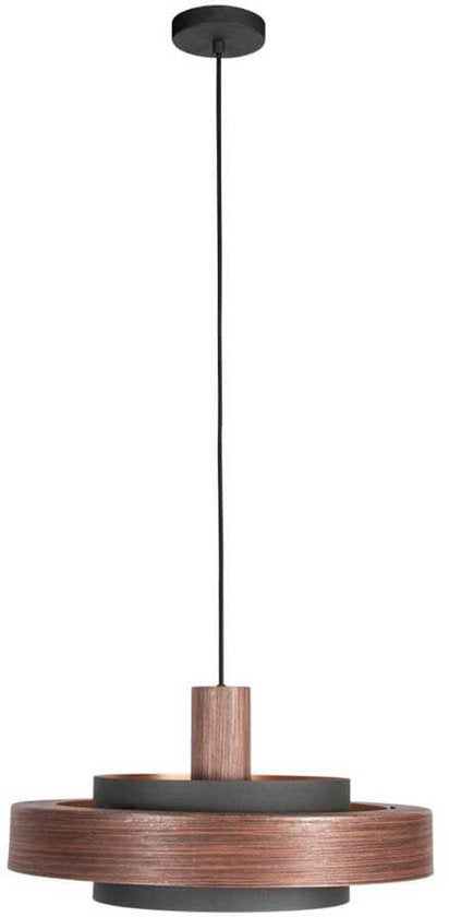 Anne Lighting - hanglamp - Flinter - bruin - metaal - Ø 50cm - E27 - 3329E