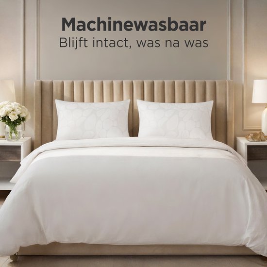 CozySense® Hoofdkussen - Set van 2 - 50x70 CM - Verkoelend Slaapkussen - Aanpasbaar Kussen met Extra Vulling - Pillow voor Zij-, Buik- en Rugslapers