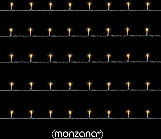 Monzana Lichtsnoer Kerst 400 LED'S - IP44 40m – Warmwit
