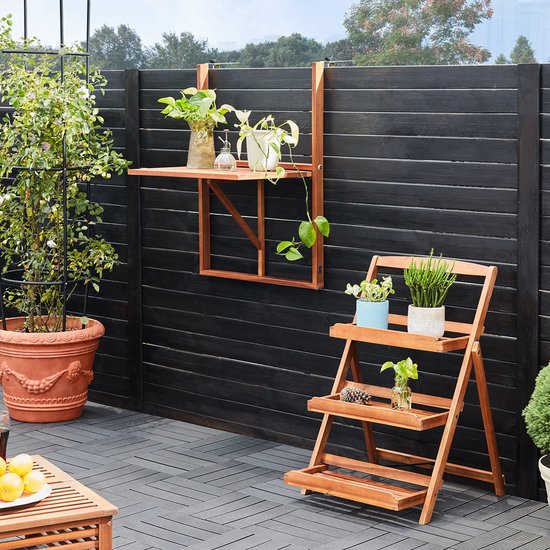 Casaria Balkontafel - FSC®-Gecertificeerd Acaciahout Hangend – Bruin