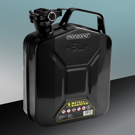 Monzana Jerrycan - 5 l Benzine - Koudgewalst Staal