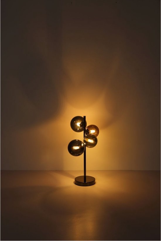 Globo - hanglamp - RIHA - multicolor - glas - grote eettafellamp - G9 - 56142-9H