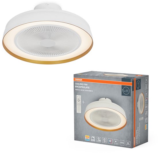 OSRAM HOMELIGHTING Plafondventilator Compact 480 49W Wit Plafondventilator 49 W