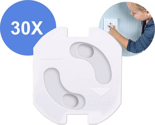 30x - Stopcontact Beveiliging - 30 Stuks - Geschikt voor Nederland - Stopcontact - Stopcontactbeveiliging