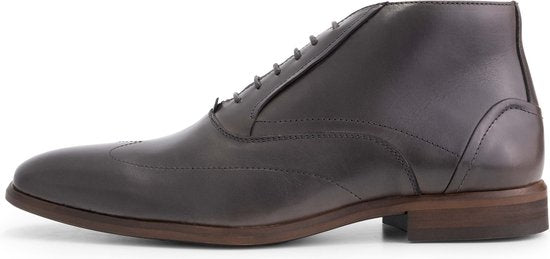 DenBroeck Gold St. Halfhoge Veterschoenen - Heren - Leer - Donkerbruin - Maat 42
