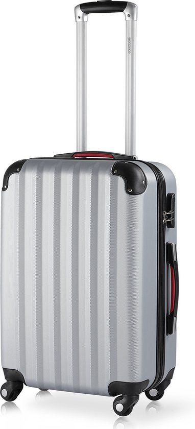 Monzana Baseline Koffer - Hardcase Trolley Cijferslot Wielen - Zwart