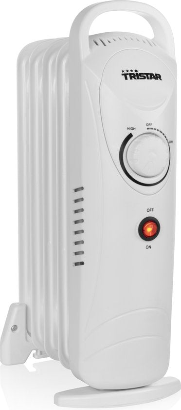 Tristar Elektrische Kachel KA-5103 - Oliegevulde radiator - 500 Watt - 5 ribben - Compact - Wit