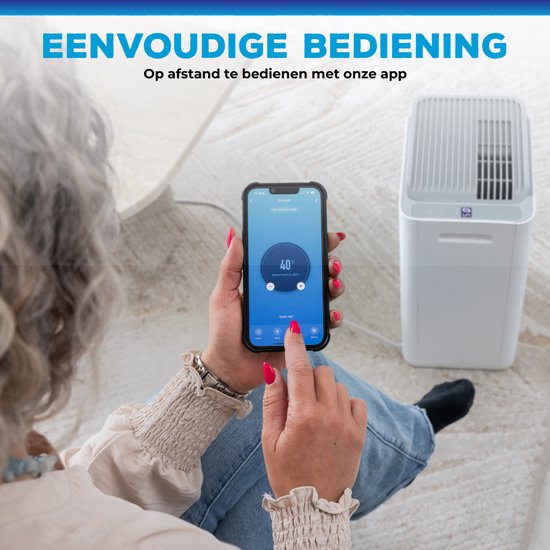 Sofresh luchtontvochtiger 20 Liter per dag - Ontvochtiger en Dehumidifier voor Kelder, Badkamer, Zolder en woonkamer - Wit