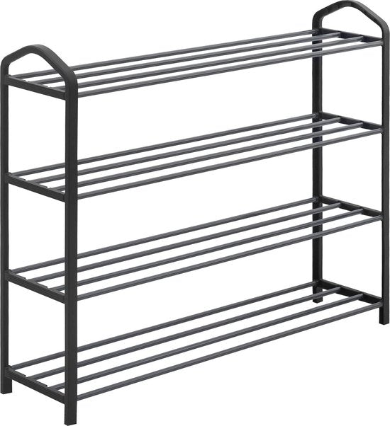 Schoenenrek - Schoenenorganizer - Schoenenstandaard - Schoenenhouder - Schoenenplank - Schoenenopslag - Schoenendisplay - Grijs - 79x19,5x62cm