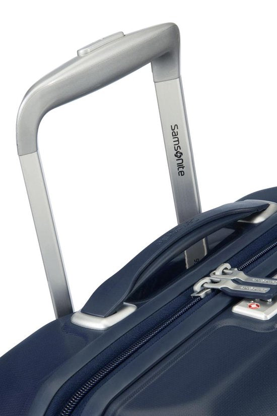 Samsonite Reiskoffer - Flux Spinner 55/20 Uitbreidbaar (Handbagage) Navy Blue