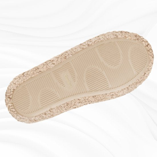 Pantoffels Dames - Sloffen - Maat 38/39 - Khaki - Anti-slip - Comfeet
