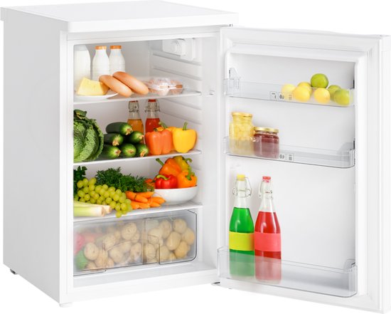 KitchenBrothers Koelkast - 127L - IJskast - Tafelmodel - Vrijstaand - Wit