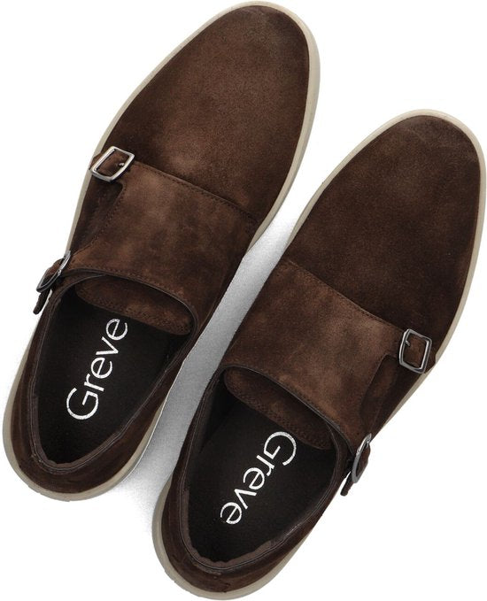 Greve Wave Sneakers - Suède - Heren - Bruin - Maat 45
