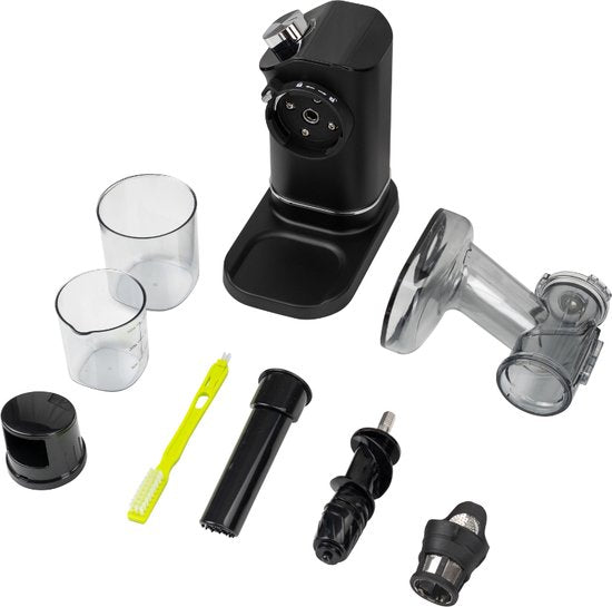 Safecourt Kitchen Slowjuicer - Juicer - Groenten en Fruitpers - 300ml - Zwart