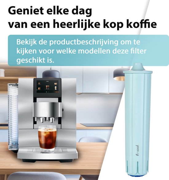 Saaf Filter geschikt voor Jura - 3 stuks - Claris Blue - 71311 - 67007 - Impressa Micro Giga C F J Z - Kalk- en Waterfilter