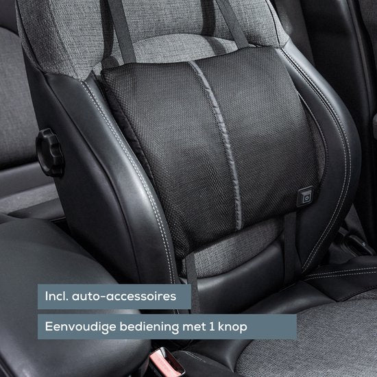 Beurer HK 70 Elektrische Rugsteun met Warmte – Ergonomisch Warmtekussen voor Rug & Stoel – Universele Bevestiging – Geschikt voor Auto & Bureau – Snelle Opwarming – Automatische Uitschakeling – 5 Jaar Garantie: exclusief bij Bol.com