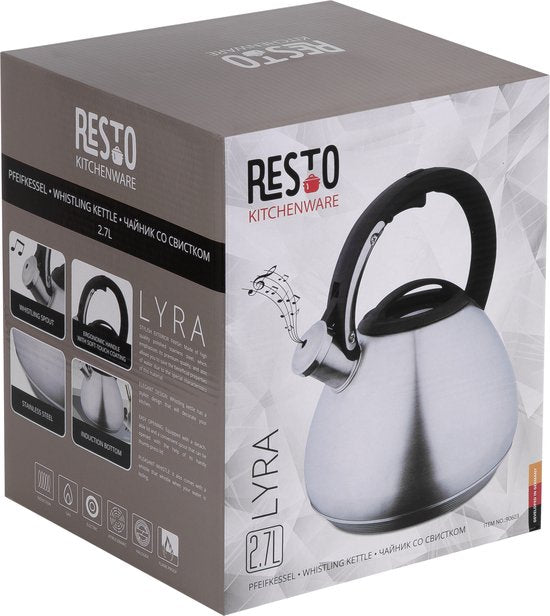 Resto Lyra Fluitketel – 2,7L – RVS – Theeketel – Inductie