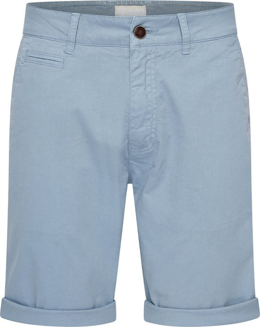 Mario Russo Chino Short - Korte broek heren - Shorts heren - Katoen - Lichtblauw - L