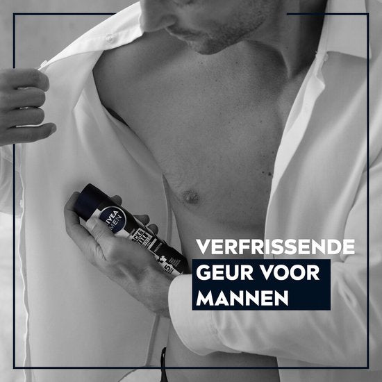 NIVEA Men Deodorant Spray Invisible for Black & White - 150 ml