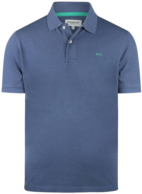 McGregor Poloshirt Classic Polo Mm251 9001 01 2011 Vintage Blauw Mannen Maat - M
