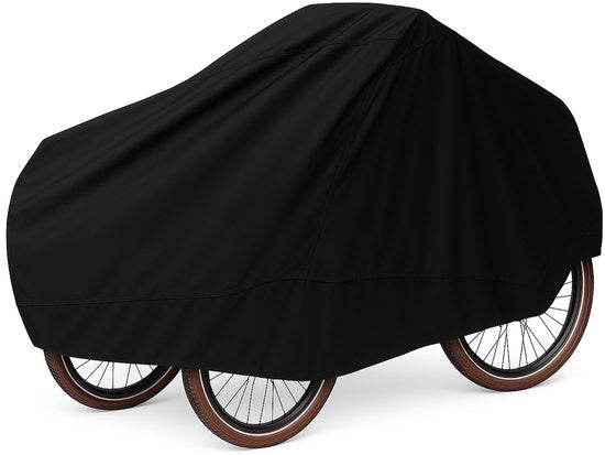 Bakfietshoes - 100% waterdicht - Bakfiets - Beschermhoes - Hoezen - Regenhoes - Cover - Zwart - Extra sterk - Luft