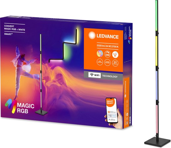 LEDVANCE SMART+ WiFi CONVERT vloerlamp, 24W, 2320lm