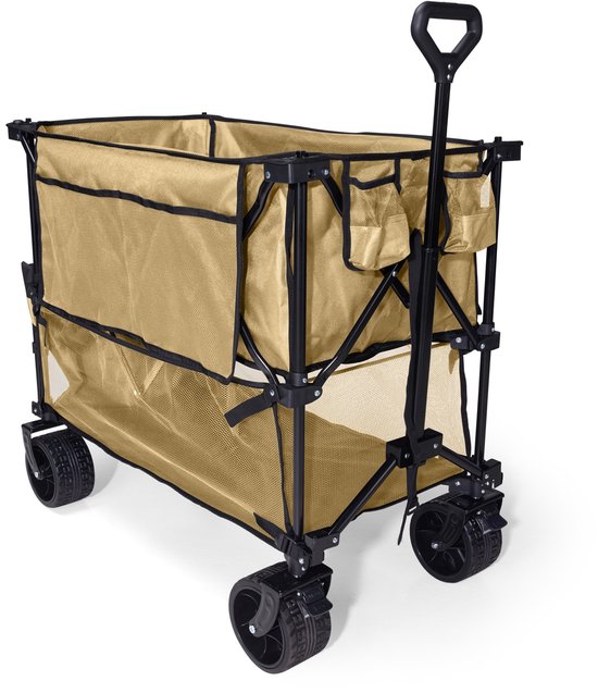 Mr Fold Bolderkar – XXL – Opvouwbaar – 400L – Beige