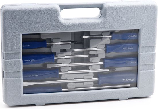 Schroevendraaier set, gereedschap, 12-delig