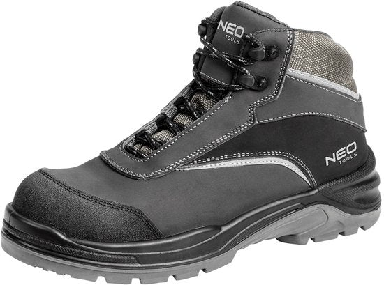 Neo Tools heren veiligheidslaarzen klasse S3 SRC, waterdicht WR, slipvast| Versterkte werkschoenen met Kevlar binnenzool, antistatische binnenzool, zonder metalen elementen, penetratiebestendig