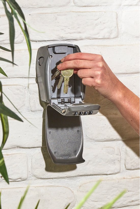 MasterLock 5415EURD Sleutelkluis – Centraal opbergen van sleutels - Weersbestendig - 13.2x10.5x4.3 cm