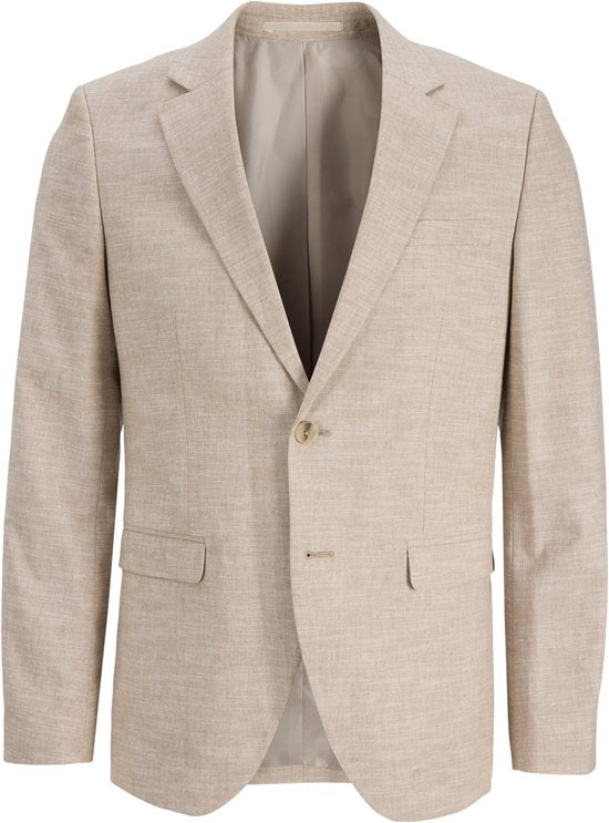Jack & Jones Riviera Blazer - Slim Fit - Beige - Maat 56