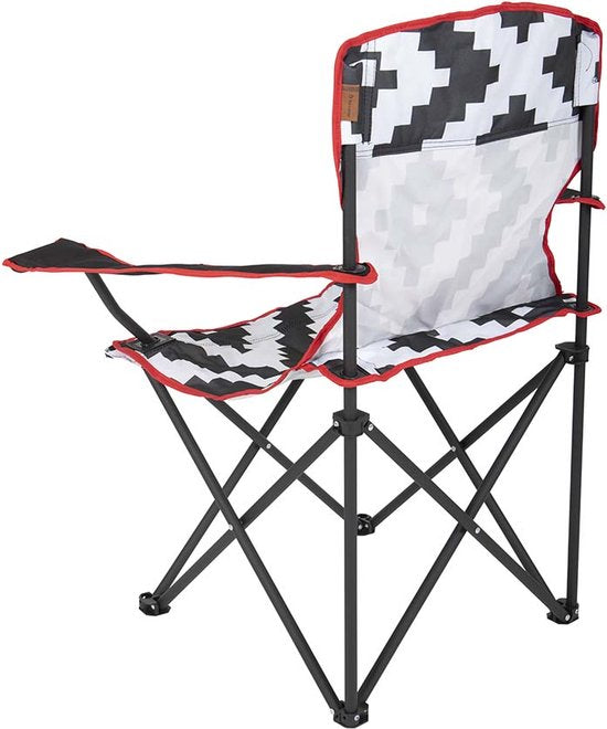 Bo-Camp - Urban Outdoor - Vouwstoel - Madison - Zwart/Wit