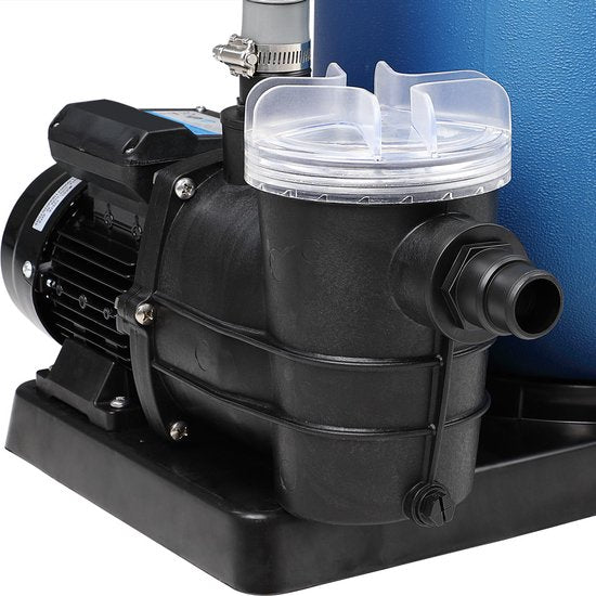 Monzana Zandfiltersysteem - 10.200 l/u 7-weg Klep Systeem - Blauw