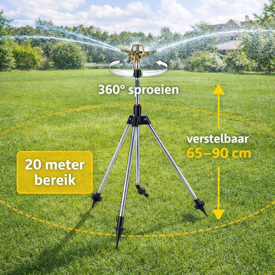 Ceruzo Zwenksproeier op Statief – Sectorsproeier – 360° – Verstelbaar
