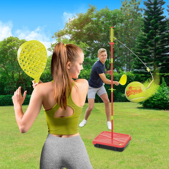 Mookie All Surface Classic Swingball - Kunststof - 48.30x41.50x11.10cm - Rood/Groen