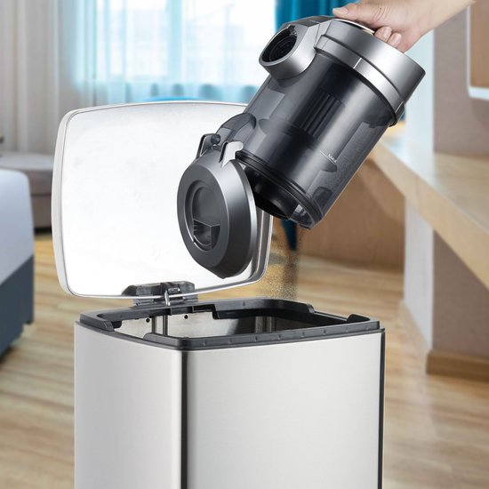 MOA Stofzuiger Zonder Zak - Inclusief HEPA H13 Filter - Combi Zuigmond - Stofzuiger - 900W - Grijs