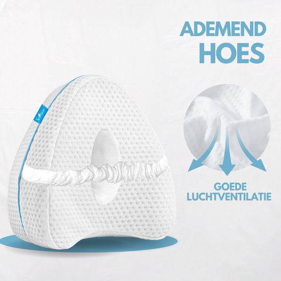 Softsie Kniekussen Voor in Bed - Beenkussen - Orthopedisch Kniekussens - Knie Kussen - Zijslaapkussen