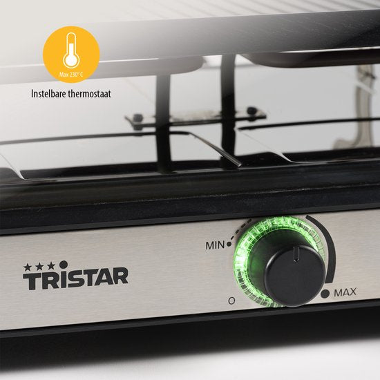 Tristar Gourmetset - RA-2746 - 1400W - Bakplaat 8 personen - Incl 8 pannetjes - PFAS-Vrij
