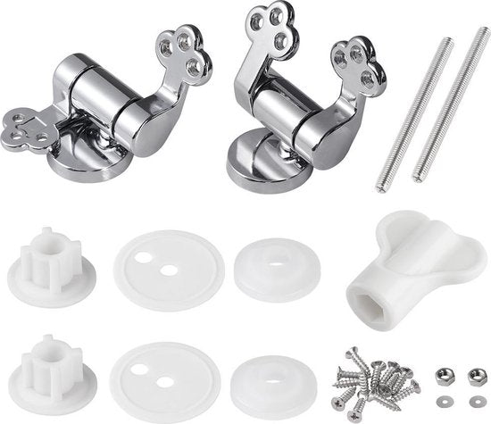Casaria Wc-bril met Deksel Sluitingsmechanisme Toiletzitting MDF Bamboe