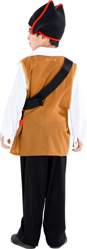 dressforfun - Jongenskostuum kapitein eenogige Ole 104 (3-4 jaar) - verkleedkleding kostuum halloween verkleden feestkleding carnavalskleding carnaval feestkledij partykleding - 300758