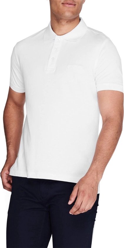 Pierre Cardin - Heren Polo SS Classic Polo - Wit - Maat XL