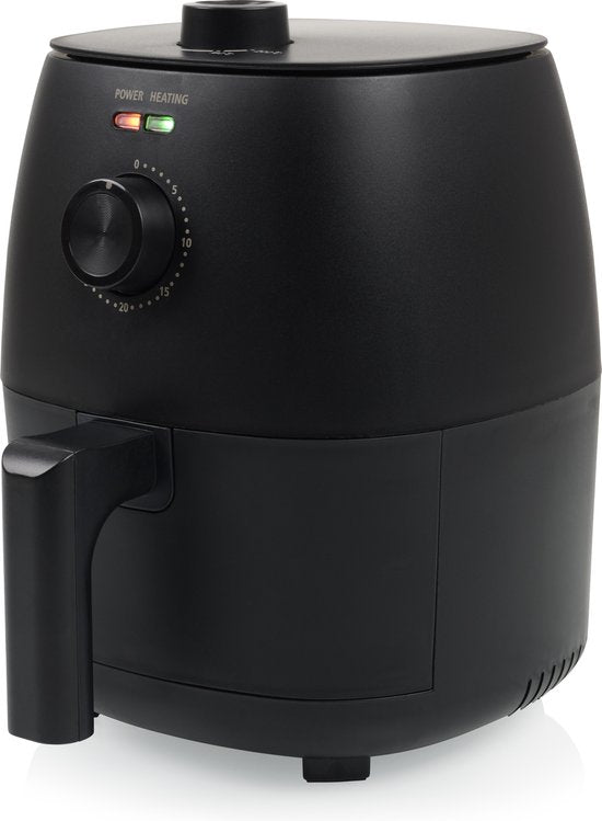 Airfryer Tristar FR‑9014 – Mini Crispy Fryer – 2 Liter – Compact Heteluchtfriteuse voor 1–2 Personen – 1150W – Vetarm Bakken – Zwart