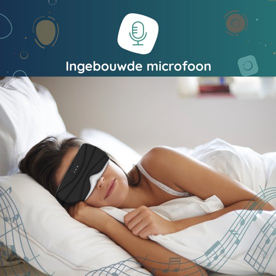 Numsy Slaapmasker Bluetooth - Slaap Koptelefoon - Hoofdband