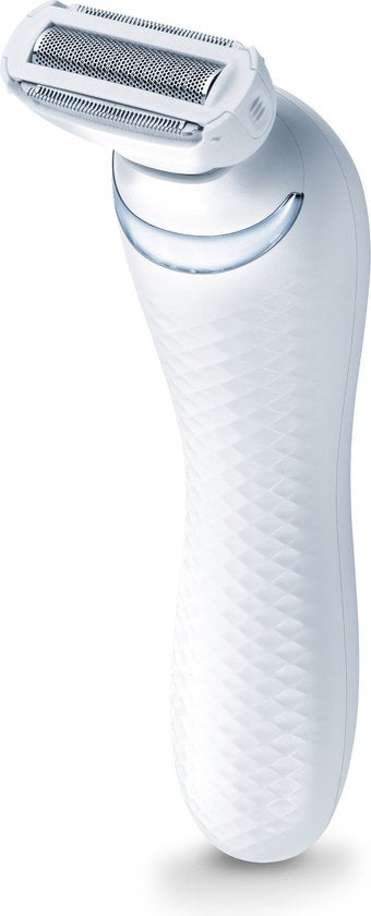 Beurer HL 36 Ladyshave - Elektrisch scheerapparaat vrouwen - 4 Opzetstukken / 2x Trimmer - Nat/droog - Waterresistant - LED licht - Anti allergeen - Incl. oplaadstation, borstel en opbergtas - 3 Jaar garantie