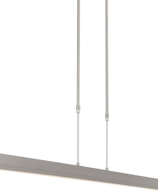 Hanglamp Zelena 3656ST Staal, Hoogte instelbaar, Lichtkleur instelbaar, Modern, Steinhauer