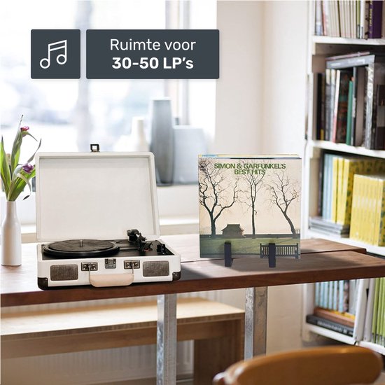 Luft LP houder - Vinyl - Opbergsysteem - Platenrek - Houder - Standaard - Album - IJzer